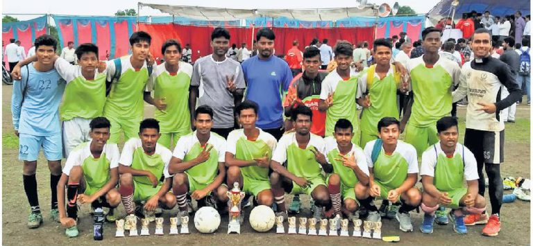 जोनल फुटबॉल टूर्नामेंट में फाइनल में सीहोर को 2-0 से हराया