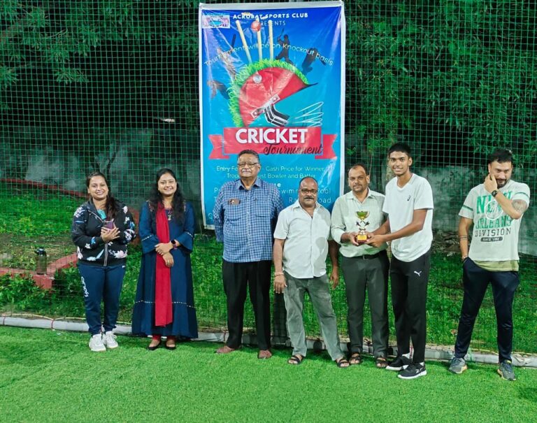 69-XI ने जीता एक्रोबैट इंडोर क्रिकेट टूर्नामेंट-2023