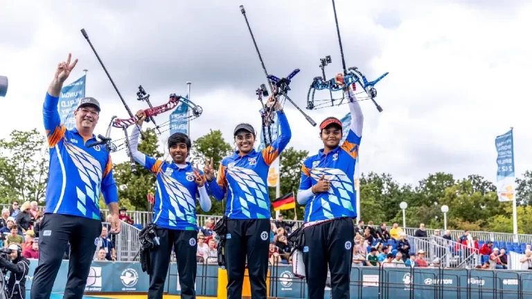 Archery  World  Championships: इतिहास रचते हुए भारतीय महिला कंपाउंड टीम बनी वर्ल्ड चैंपियन