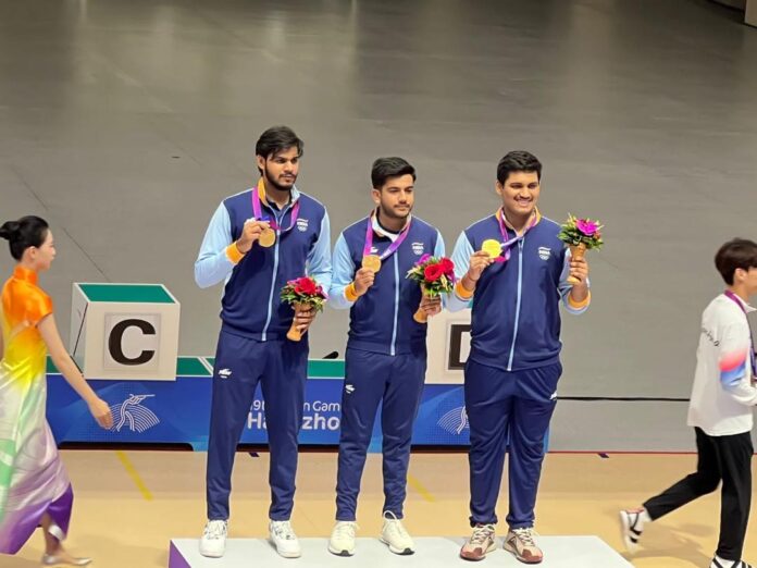 Academy's Aishwarya Pratap Singh creates world record in team event of Asian Games