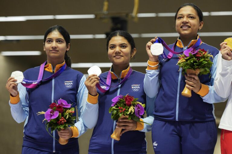 Asian Games 2023: India at seventh position with 22 medals