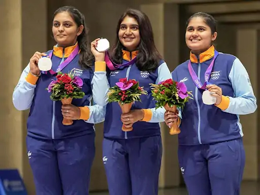 China on top, India at fourth place with 33 medals