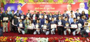 Chief Minister honored sports stars Vikram, Eklavya, Vishwamitra