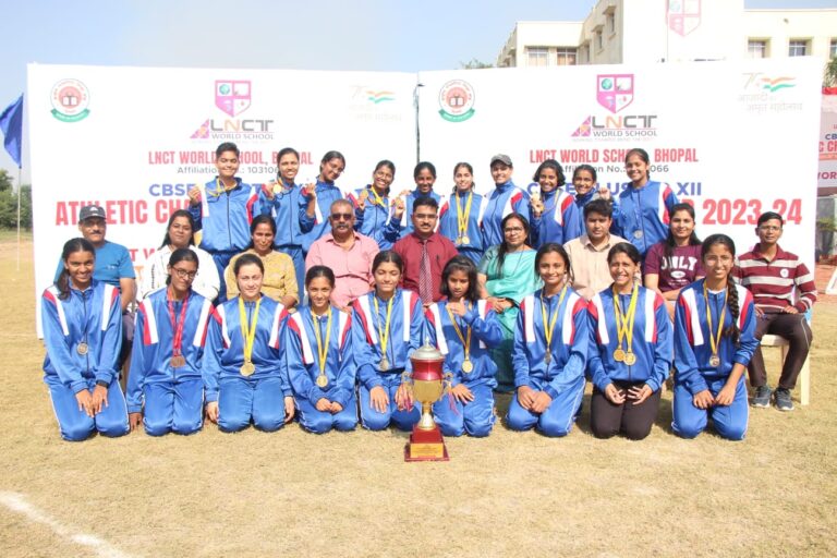 On the fourth day of CBSE Cluster 12 Athletic Championship organized by LNCT World School Bhopal