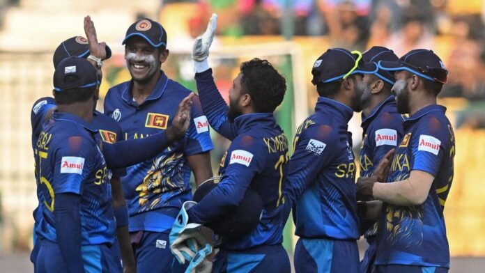 Sri Lanka defeated England by eight wickets