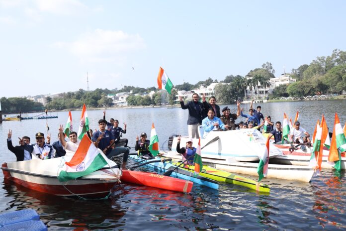 Boat Rally of SAI, CRC, Bhopal at Lower Lake, Bhopal