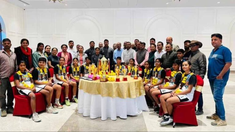 फाइनल में तमिलनाडु को शिकस्त देकर अंडर -14 गर्ल्स बास्केटबॉल में गोल्ड मेडल पर राजस्थान ने किया कब्जा