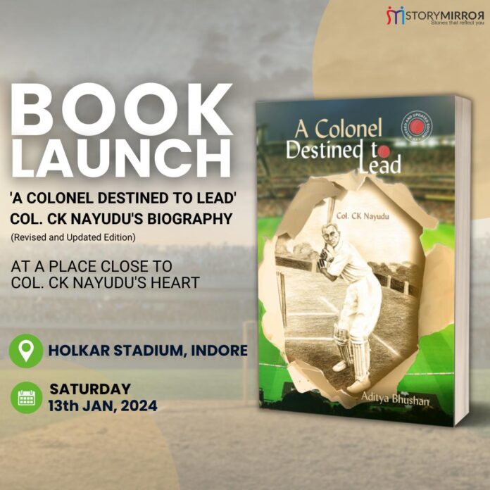 ‘A Colonel Destined to Lead’ was launched by Indian cricketer Shivam Dubey.