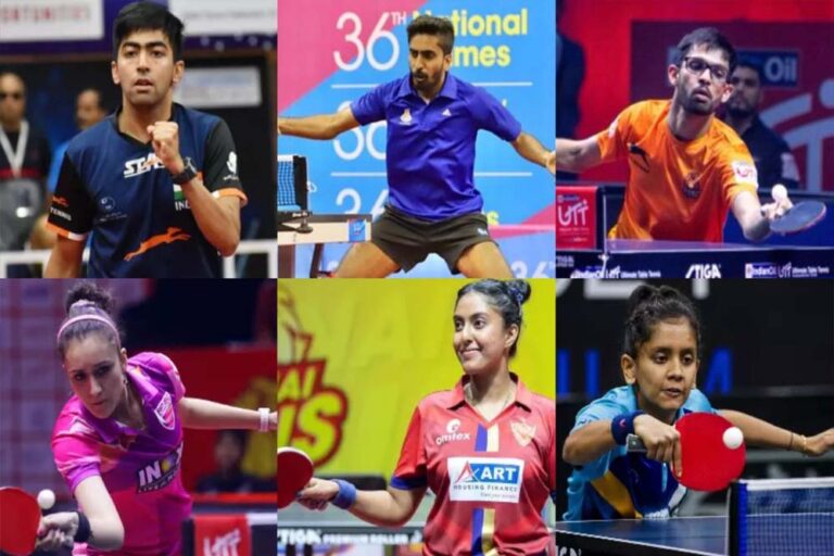 डब्ल्यूटीटी टीम चैम्पियनशिप: भारतीय पुरुष और महिला टीम प्री क्वार्टरफाइनल में