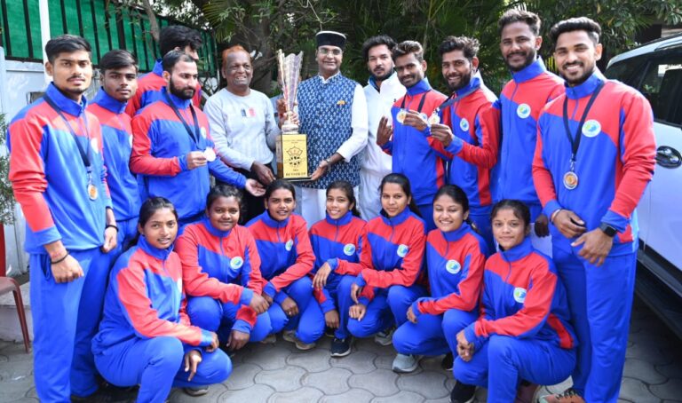 National Senior Throwball Championship मध्य-प्रदेश बना उप विजेता