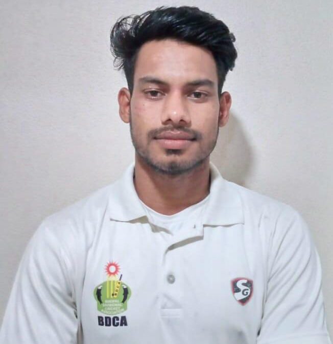 Vikas भोपाल अंडर 22  क्रिकेट टीम के कप्तान बने