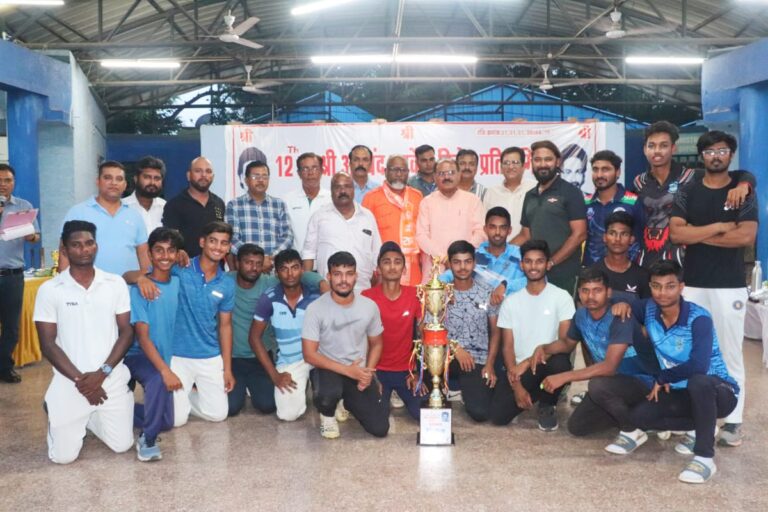 Arvind Chaturvedi Memorial Cricket: मयंक चतुर्वेदी क्रिकेट अकादमी विजेता बनी