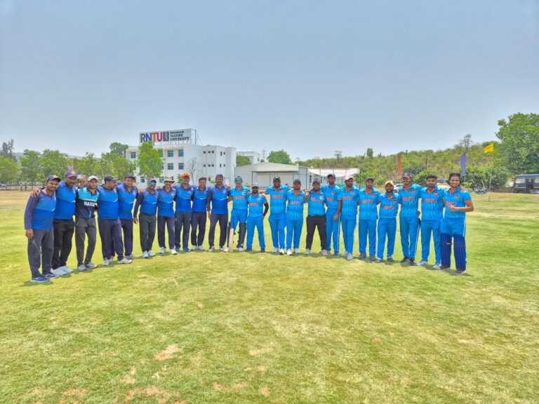 Rntu Triangular Cricket Series: तीसरे मैच में आरएनटीयू जीता