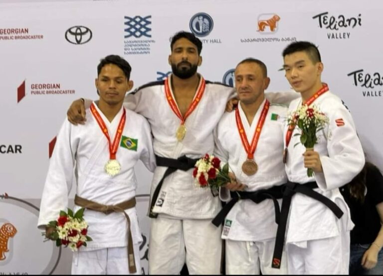 blind judo में विश्व के नम्बर वन खिलाड़ी कपिल ने जॉर्जिया में जीते दो गोल्ड