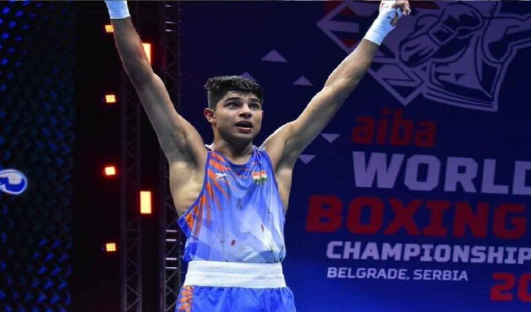 Boxing World Olympic Qualifiers: निशांत देव ने मंगोलिया के ओटगोंबाटार बियाम्बा अर्डेनेटो को महज दो मिनट में हराया