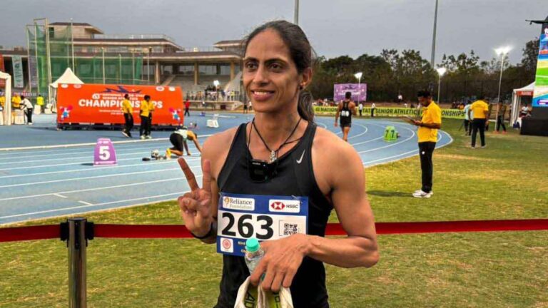 ओलंपिक जा रही किरण पहल ने राष्ट्रीय अंतर प्रांत एथलेटिक्स चैम्पियनशिप में स्वर्ण पदक जीता