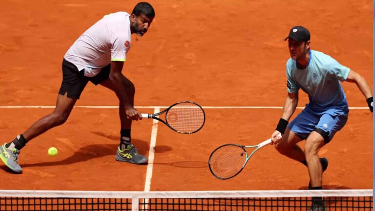 French Open : भारत के रोहन बोपन्ना और आस्ट्रेलिया के मैथ्यू एबडेन की जोड़ी का शानदार प्रदर्शन