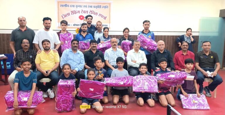 रैंकिंग टेबल टेनिस:सूर्यांश,मुदित,ख़ुशी,हर्षित,यश,ख़ुशी गुप्ता बने चैम्पियन