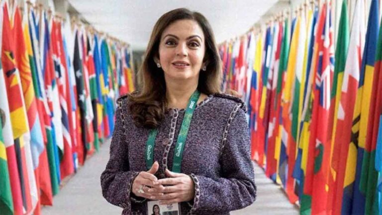 रिलायंस फॉउंडेशन की फॉउंडर और चेयरपर्सन नीता अंबानी एक बार फिर IOC की सदस्य बनी