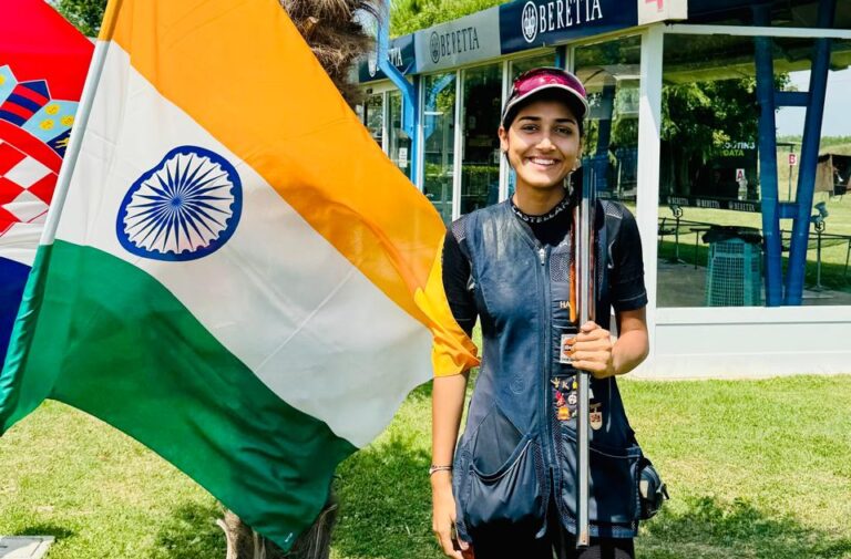 सबीरा हारिस ने शॉटगन जूनियर विश्व कप में भारत का खाता खोलने के लिए कांस्य पदक जीता