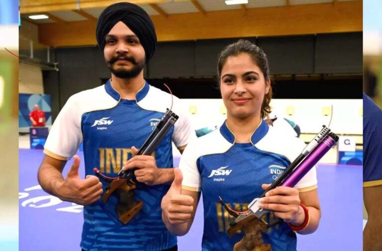 सरबजोत ने कहा, पेरिस में स्पर्धा से पहले मनु के साथ ट्रेनिंग करने का बमुश्किल ही मौका मिला