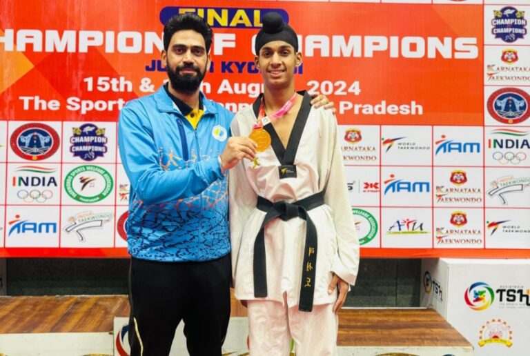 41th Junior National Taekwondo : अकादमी के खिलाड़ियों ने जीते 2 पदक