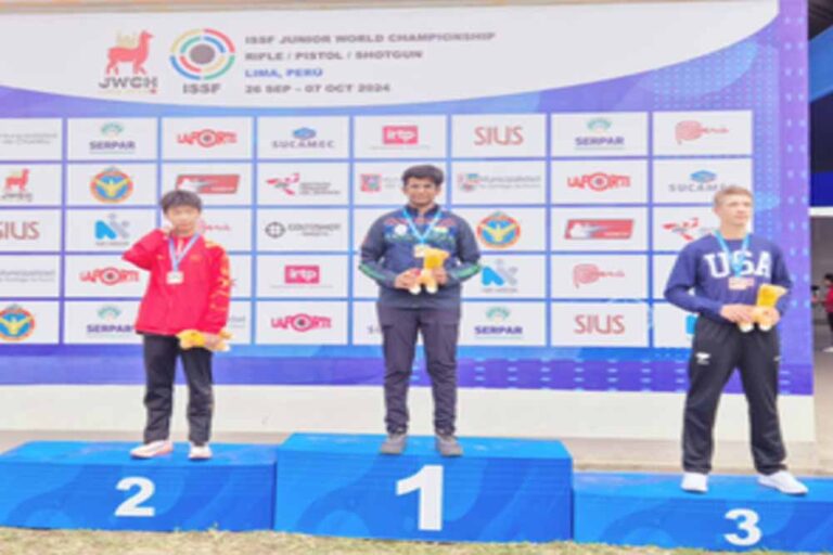 शूटिंग : पार्थ राकेश माने ने लीमा जूनियर वर्ल्ड्स में दोहरा स्वर्ण पदक जीता