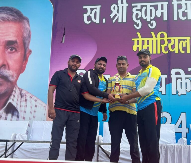 हुकुम सिंह मेमोरियल क्रिकेट : लोकेश मालवीय के शानदार शतक से डा राजा 11 को मिली आसान जीत