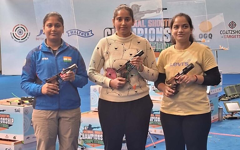 रिया शिरीष ने महिलाओं की 25 मीटर पिस्टल में जीता पहला राष्ट्रीय खिताब