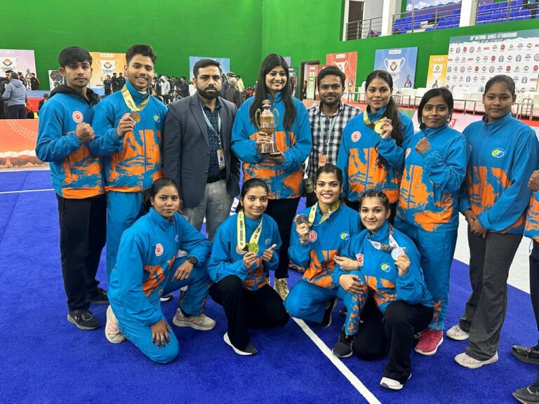 राष्ट्रीय खेल: मध्यप्रदेश पदक तालिका में चौथे स्थान पर पहुंचा, वुशू में ओवरआल तीसरे स्थान पर रहा