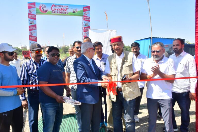 हरे भरे सेंचुरियन क्रिकेट मैदान का हुआ शुभारंभ, राजधानी के क्रिकेटरों को मिली एक और क्रिकेट मैदान की सौगात 