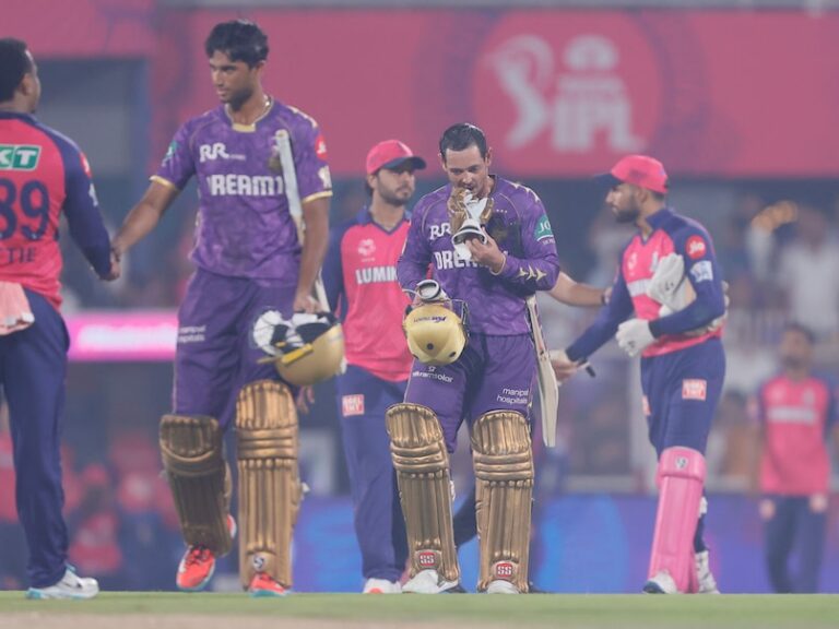 RR vs KKR : कोलकाता ने राजस्थान को आठ विकेट से हराया