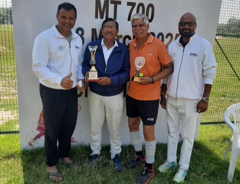 Itf world tennis: एम पी के सीनियर टेनिस खिलाड़ी प्रमोद दीक्षित उपविजेता रहे