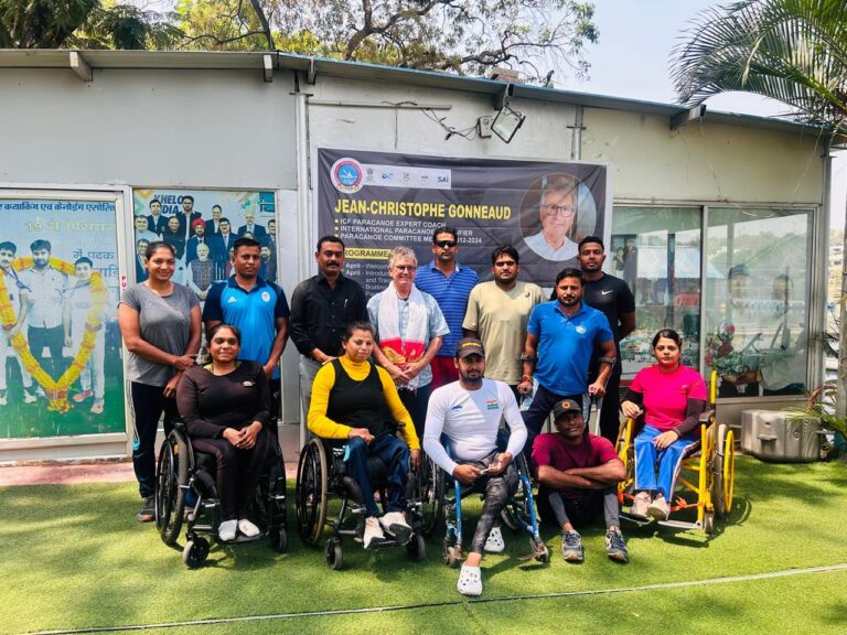 भारत पहुंचे जीन-चृस्तोफे गोन्नेऔद ने पैरा खिलाड़ियों और प्रशिक्षकों से किया संवाद