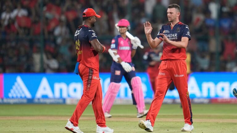 RCB vs RR: रॉयल चैलेंजर्स बेंगलुरु ने राजस्थान रॉयल्स को 11 रन से हराया