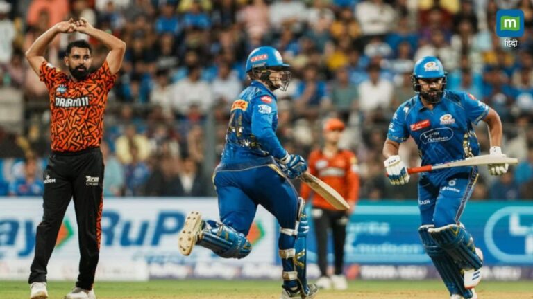 MI vs SRH : मुंबई इंडियंस ने सनराइजर्स हैदराबाद को चार विकेट से हराया