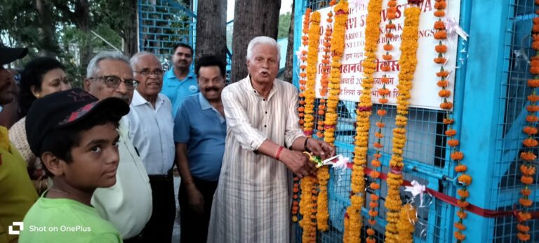 अंतरराष्ट्रीय खिलाड़ी जानवी ने खिलाड़ियों के लिए डोनेट किया वाटर कूलर मशीन
