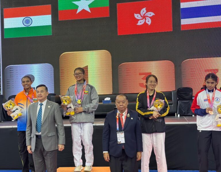 मध्यप्रदेश की कराते खिलाड़ी कल्याणी कोड़ोप्पे ने थाईलैंड ओपन कराते चैम्पियनशिप में रजत पदक जीता