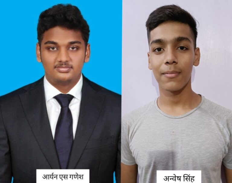 मप्र तैराकी टीम में भोपाल के आर्यन गणेश व अन्वेश सिंह का हुआ चयन