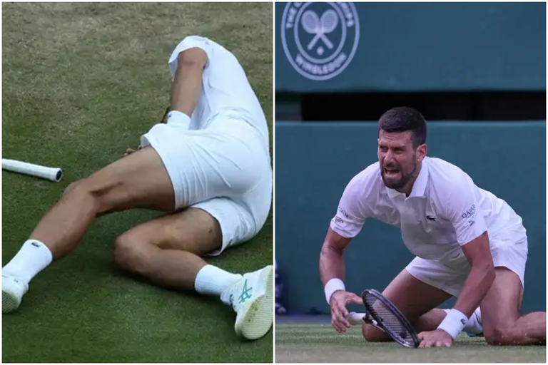 Wimbledon 2025: कोर्ट पर गिरे नोवाक जोकोविच, कोबोली ने मदद कर जीता फैंस का दिल