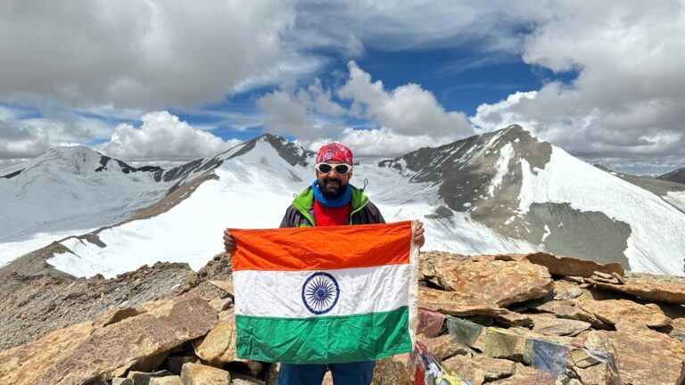 सतना के रत्नेश पांडेय ने लद्दाख की 20,000 फीट से ऊंची चार चोटियों को तीन दिनों में किया फतह