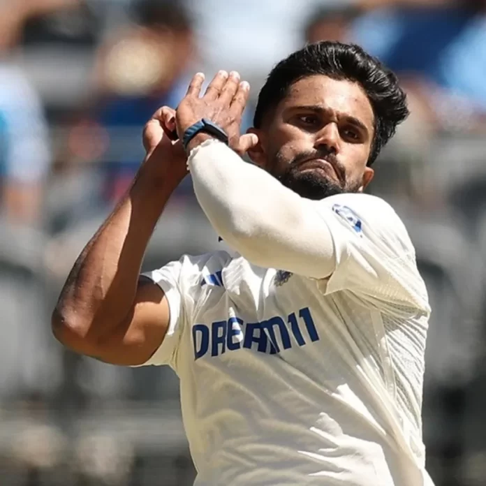 nitish kumar reddy bowling test