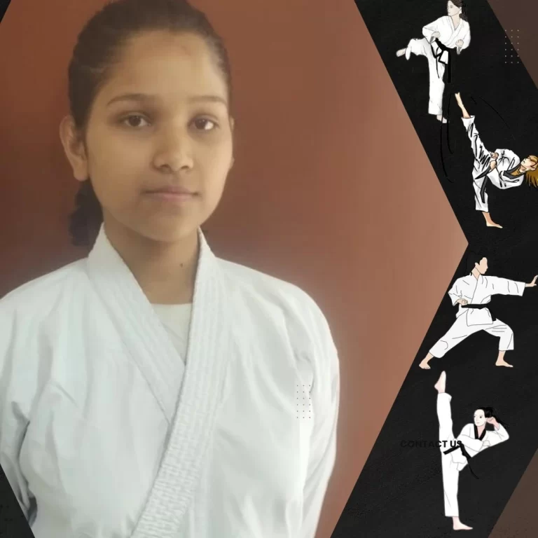 दिव्या अग्रवाल का संभागीय कराटे प्रतियोगिता के लिए चयन