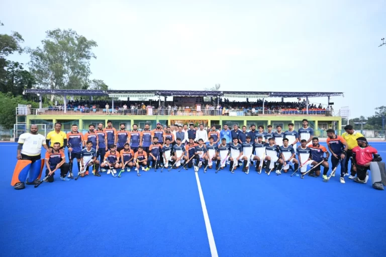 राष्ट्रीय खेल दिवस: म.प्र. हॉकी अकादमी ने पश्चिम मध्य रेलवे को 3-2 से हराया
