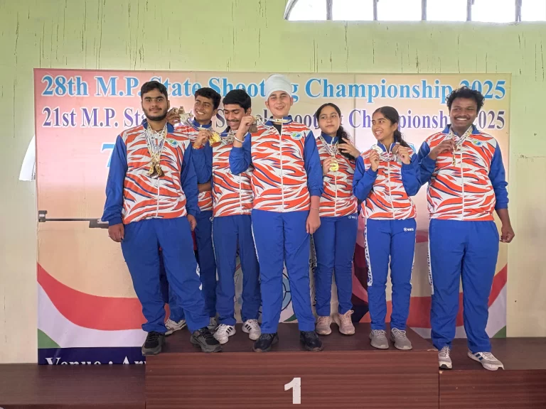 मध्यप्रदेश स्टेट शूटिंग चैम्पियनशिप में खेल अकादमी के खिलाड़ियों का जलवा, जीते 12 स्वर्ण, 6 रजत और 6 कांस्य सहित 24 पदक