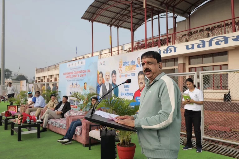 साइ सेंटर भोपाल में सांसद की घोषणा : 21 सितंबर से शुरू हाेगा सांसद खेल महोत्सव