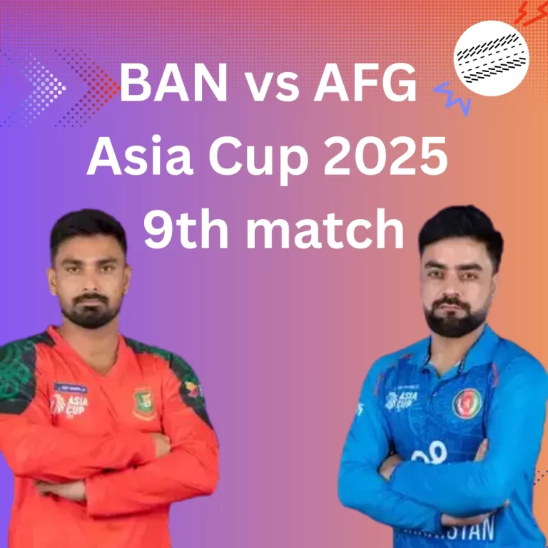 BAN vs AFG T20: एशिया कप 2025 के नौवें मुकाबले की लाइव स्ट्रीमिंग कहां और कैसे देखें?
