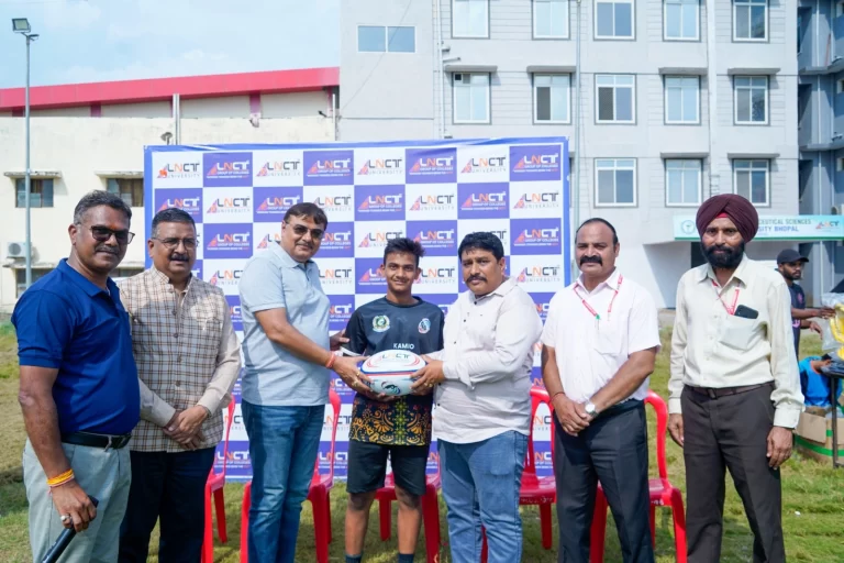 एलएनसीटी में 6वीं सब-जूनियर राज्य स्तरीय रग्बी 7s प्रतियोगिता का शुभारंभ