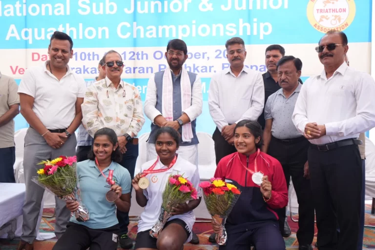 मणिपुर के धनंजय और महाराष्ट्र की ईश्वरी ने जीते स्वर्ण, भोपाल में राष्ट्रीय ट्रायथलॉन प्रतियोगिता संपन्न