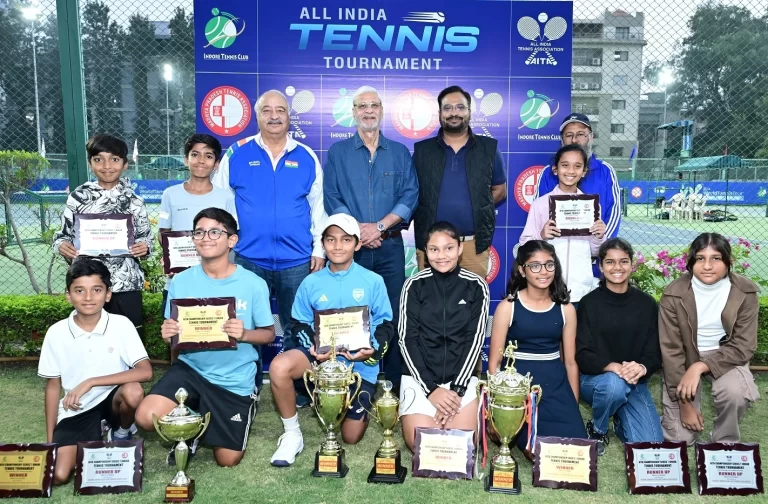 ऑल इण्डिया चैंपियनशिप सीरीज जूनियर टेनिस टूर्नामेंट, अदविथ भार्गव एवं आन्या राठी ने जीता खिताब